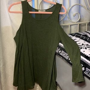 Cold Shoulder long sleeve top